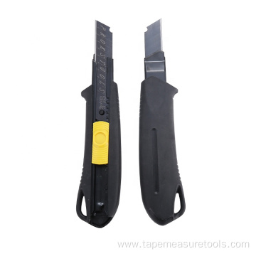 Multifunctional rubber black blade 18mm utility knife